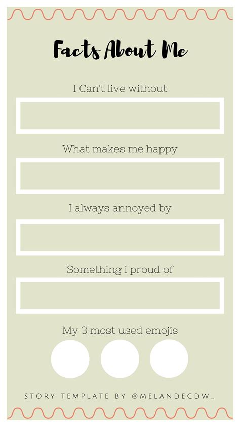 Fun Facts About Me Template, Web At The Bottom On This Post You Can ...