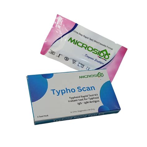 Microsidd Typho Scan Typhoid Test Kit : Amazon.in: Industrial & Scientific