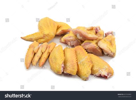 Chicken Wing Parts On White Background Stock Photo 657255892 | Shutterstock