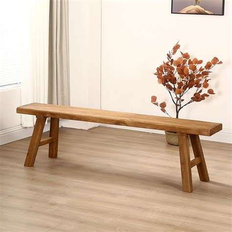 SEIFE Farmhouse Indoor Wooden Living room Dining Bench, India | Ubuy