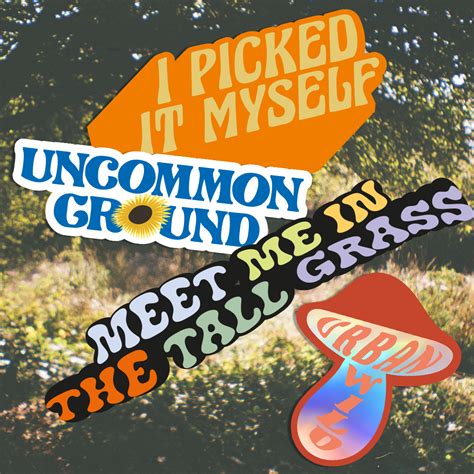 Uncommon Ground Sticker Set — devon jeffs