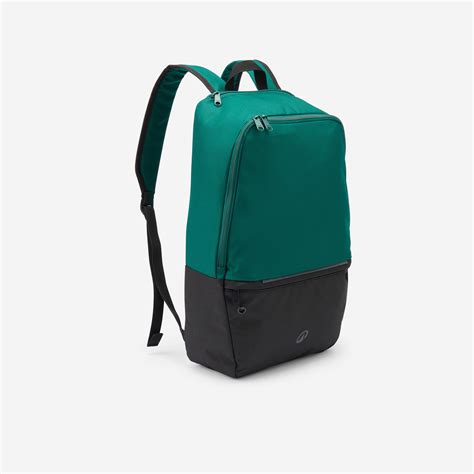 Sports backpack with shoe compartment 17L- Cypress green