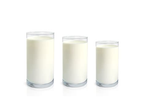 three glasses of milk isolated PNG transparent 27308678 PNG