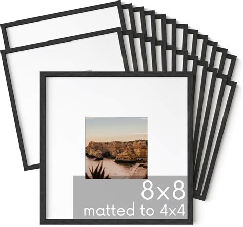 HAUS AND HUES Set of 25 8x8 Picture Frame - 8x8 Frame Square Picture ...