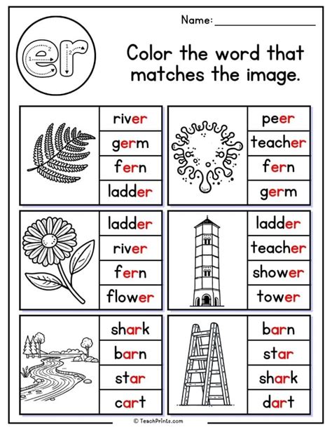 R-Controlled Vowels Worksheets (Bossy R) - Free PDF Printables - Teach ...