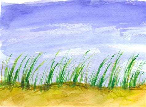 Image result for Watercolor Grass Tutorial