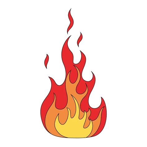 How to Draw Fire Flames Easy - 9 Fire Flames Drawing Lesson how do you ...