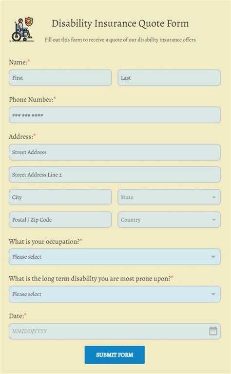 Image result for Disability Insurance One-Pager