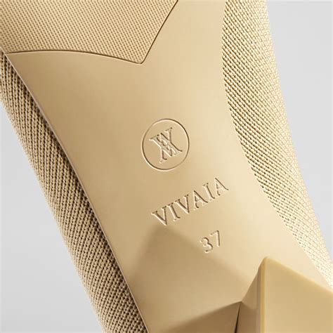 Titli Pointy Bow Heels in Nude Peach-Sustainable & Stylish | VIVAIA