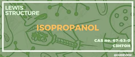 Lewis Structure of Isopropyl Alcohol C3H8O