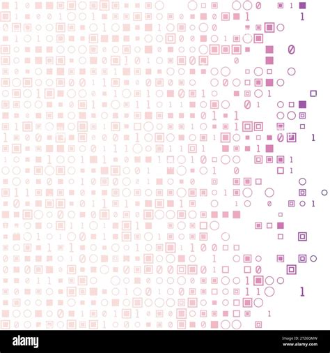 Appealing geometric matrix background in purple orange colors. Modern ...