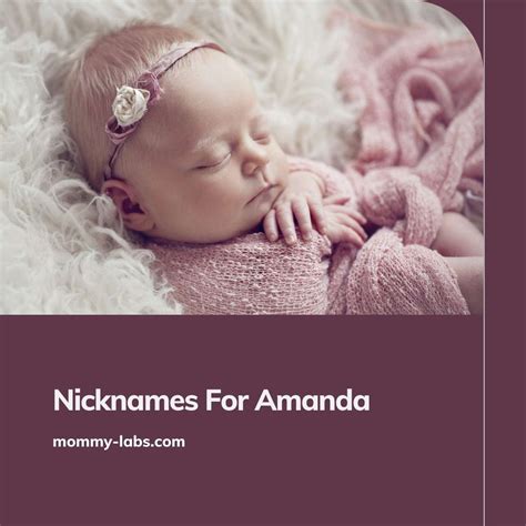 Nicknames For Amanda