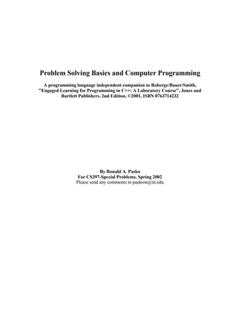 Programming for Problem Solving C 的图像结果