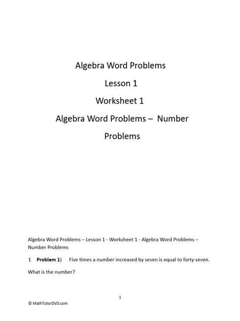 Number Word Problems Algebra 2 的图像结果