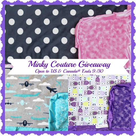 Minky Couture Blanket Giveaway (Ends 9/30/13) - It's Free At Last