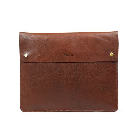 Cognac Brown - iPad/Laptop Sleeve 14 Inch — MaheTri
