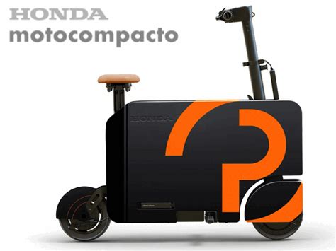 Honda unveils suitcase size foldable e-scooter Motocompacto, 2W ...