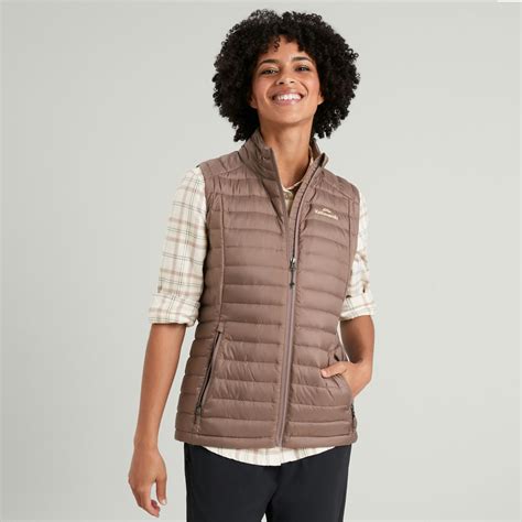 Women's Down Vest Brown at Josephine Blumberg blog