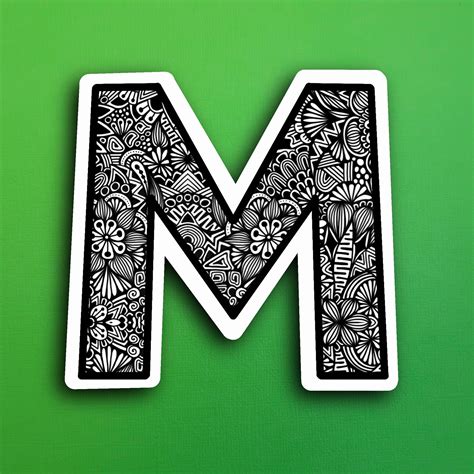 Printable Block Letter M at vanjayceonblog Blog