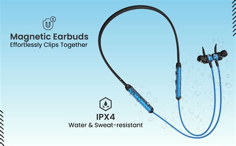 PTron Bluetooth Wireless in Ear Earphones with Mic, 18Hrs Playback ...