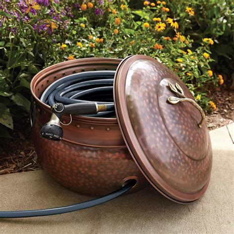 Amazon.com: Garden Hose Storage Pot with Lid: Garden & Outdoor