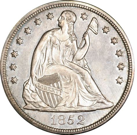 1852 Seated Liberty Silver Dollar Values - Live Pricing | CoinValues.com