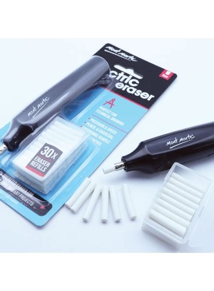 htconline.in| Mont Marte Electric Eraser - Set of 30 (Eraser Refills)