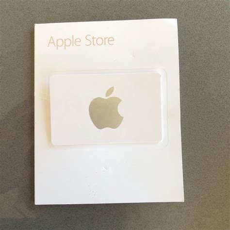 apple gift card physical