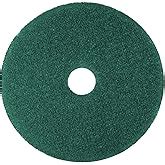 Single Disc Machine Floor Cleaning Pad 3M- Green/Blue 5300 17" (Pack of ...