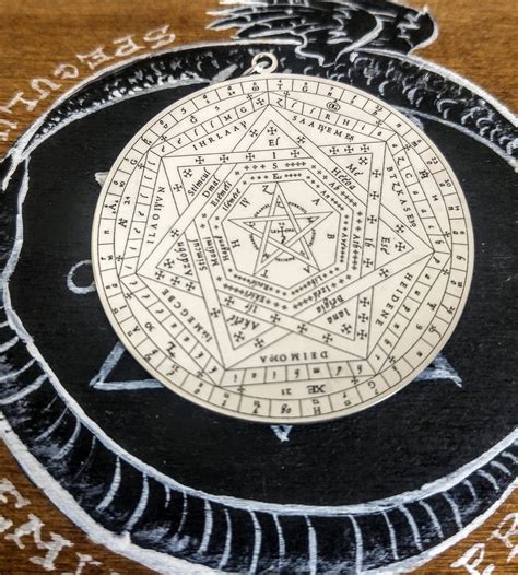 John Dee Sigillum Dei Aemeth talisman witchcraft amulet