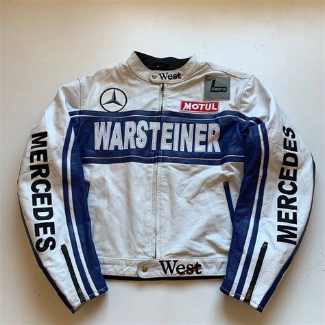 Vintage Mercedes Benz Mclaren motorcycle leather jacket | Jackets ...