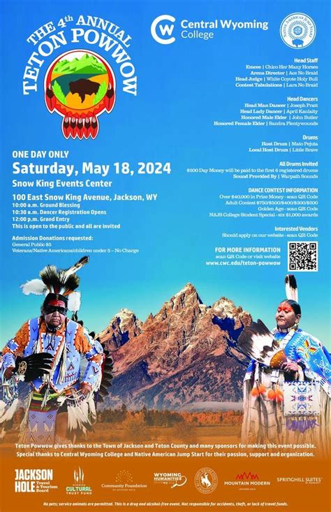 2024 Teton Powwow, Snow King Sports and Events Center, Jackson, 18 May ...