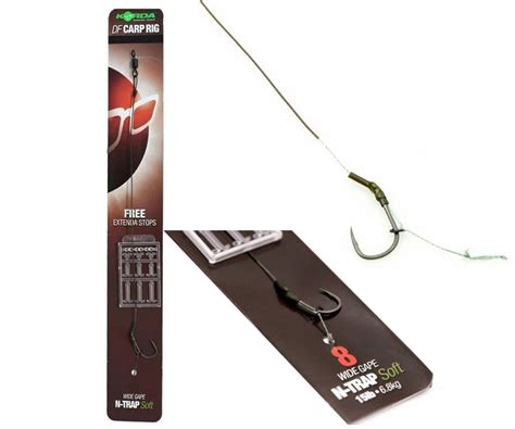Korda Rigs 5 Korda Hinge Stiff Rig Carp Rigs Korda Ready Tied Hair Rigs ...