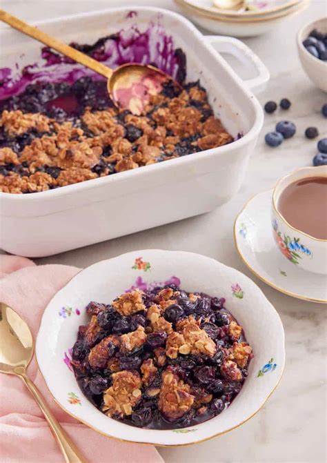 Easy Blueberry Crisp - Preppy Kitchen