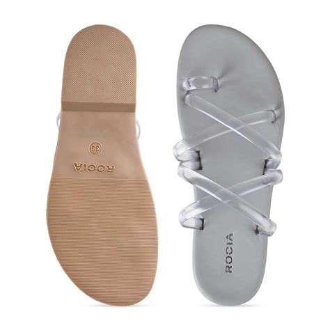 ROCIA By Regal White Women Strappy Flats : Amazon.in: Fashion