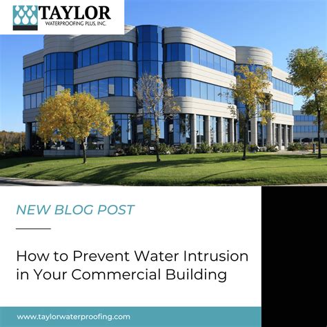 How to Prevent Water Intrusion in Your Commercial Building