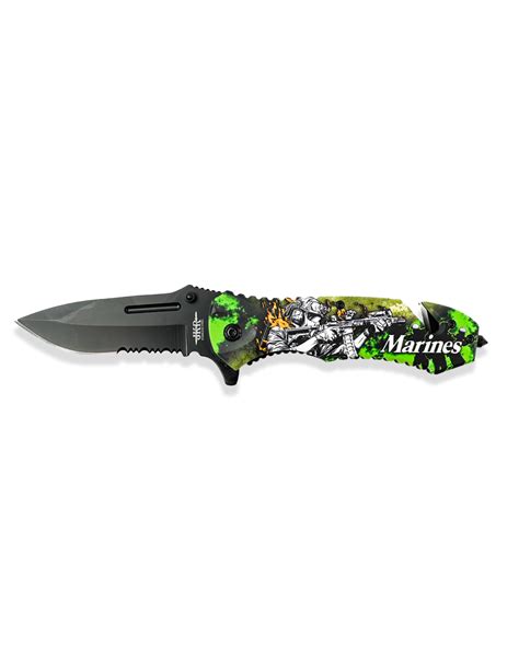 MARINE TACTICAL POCKET KNIFE BLADE 9 CM