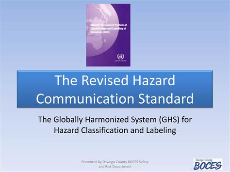 Revised hazard communication standard | PPTX
