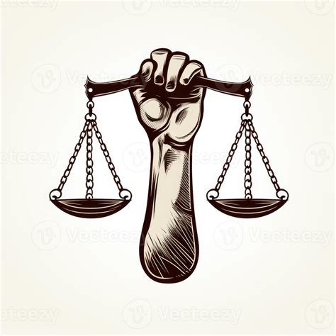 Law and justice symbol. Scales of justice, human rights day 27697696 ...