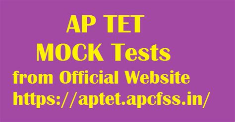 AP TET Mock Tests 2022 Practice tests for Paper1A, 2B, 2A, 2B from ...