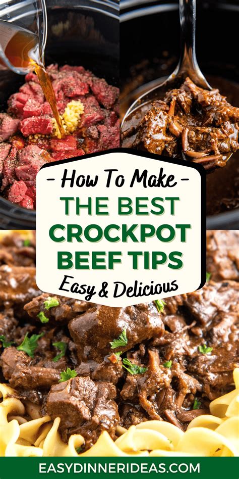 Beef tips in crockpot – Artofit