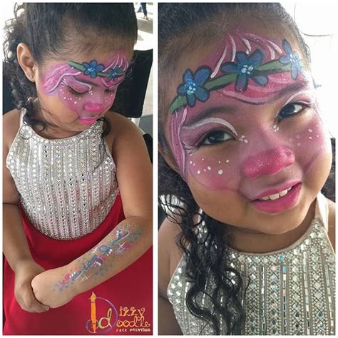 Trolls Face Paint 的图像结果