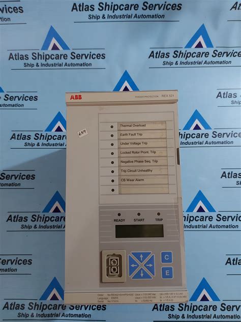 ABB REX 521 FEEDER PROTECTION RELAY REX521EHHPSH05E – Atlas Shipcare ...