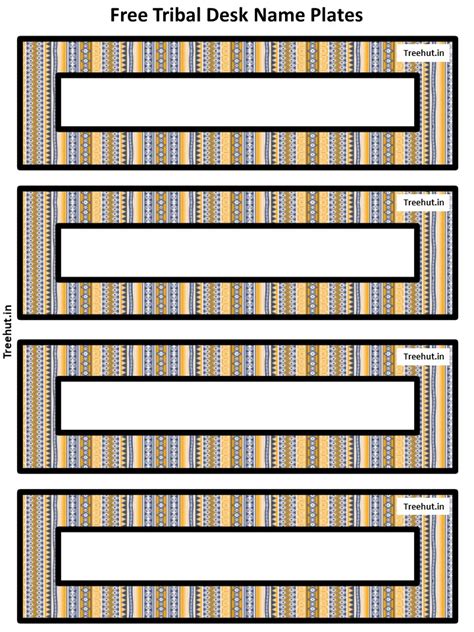 Free Tribal Bulletin Board Decorations and Craft Printables #487