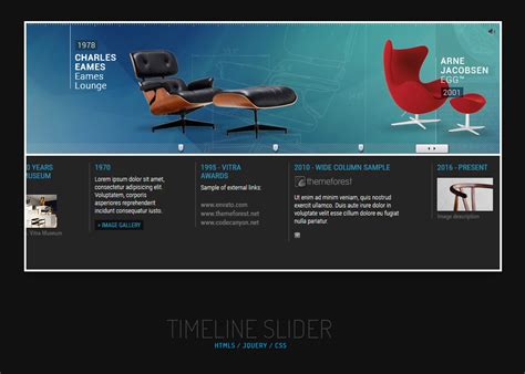 Timeline Slider JavaScript 的图像结果
