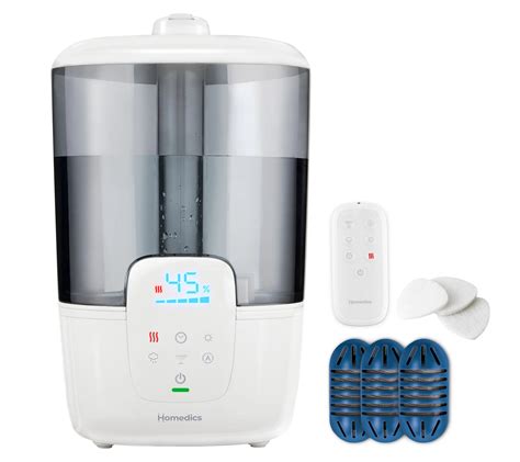 Homedics 2G Top Fill Warm & Cool Mist Ultrasonic UVC Humidifier - QVC.com