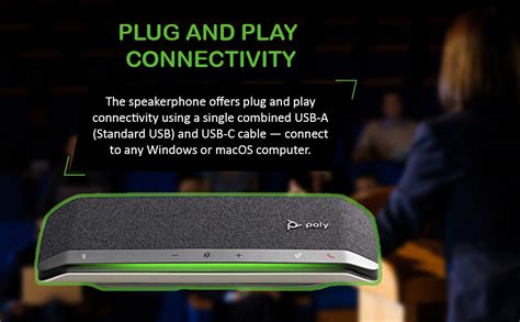 Poly Sync 40 Microsoft Teams USB-A, USB-C & Bluetooth Smart ...