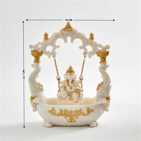 Buy Dhayana Polyresin Ganesha Figurine from Home Centre at just INR 2199.0