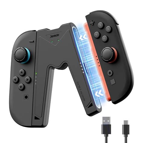 Amazon.com: JEMDO Magnetic JoyCon Charger Grip Compatible with Nintendo ...