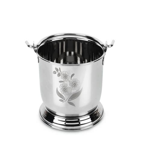 Ajay's Shoppe Heavy Gauge Stainless Steel Mini Bucket for Serving Dal ...